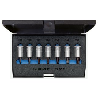 Gedore Schraubendreher-Satz 3/8" 7-tlg Innen-TORX T20-50