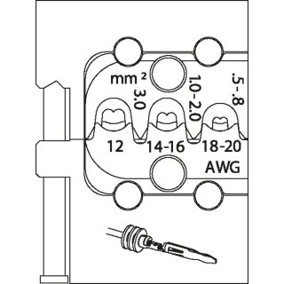 Gedore Modul-Einsatz für Lamellenkontakt