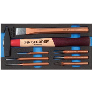Gedore Meissel-Sortiment In 1/3 Check-Tool-Modul