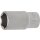 BGS technic Steckschlüssel-Einsatz Sechskant, tief | Antrieb Innenvierkant 12,5 mm (1/2") | SW 28 mm