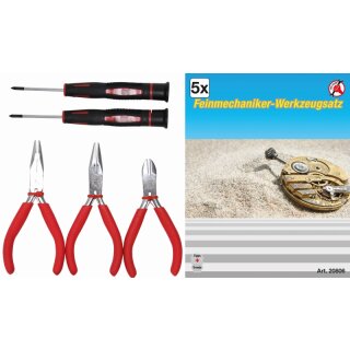 Kraftmann Feinmechaniker-Werkzeug-Satz | 5-tlg.