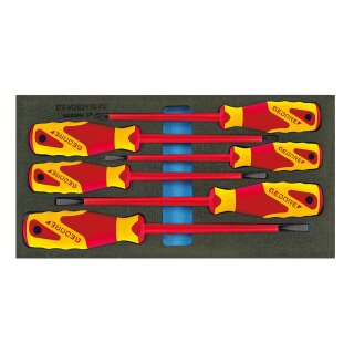 Gedore Vde-Schraubendreher-Satz In 1/3 Check-Tool-Modul