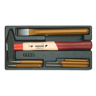 Gedore Meißel-Sortiment in 1/3 ES-Modul