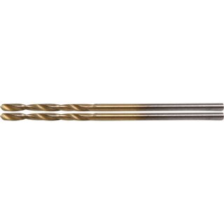 BGS technic Spiralbohrer | HSS-G | titan-nitriert | 1,5 mm | 2-tlg.
