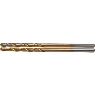 BGS technic Spiralbohrer | HSS-G | titan-nitriert | 2,5 mm | 2-tlg.
