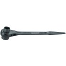 Gedore Stahlbauknarre, Doppel-6-kant 19x24 mm