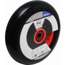 Kraftmann Schubkarrenrad | PU, rot/schwarz | 400 mm