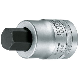 Gedore Schraubendrehereinsatz 1" Innen-6-kant 22 mm