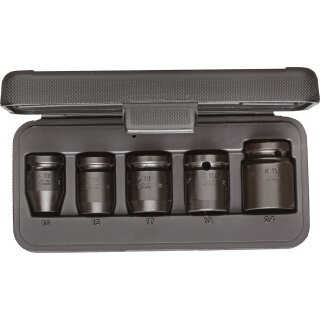 Gedore Kraftschrauber-Satz 1/2" 5-tlg 6-kant 10-24 mm