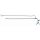 BGS technic Einzelhaken mit Tragarm und Querpin | 300 x 4,8 mm