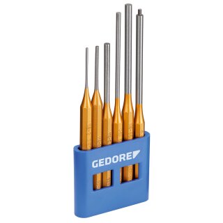 Gedore Splinttreiber-Satz, lange Form, 6-tlg im PVC-Halter