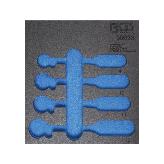 BGS technic Werkstattwageneinlage 1/6 | leer | für Art. 30833