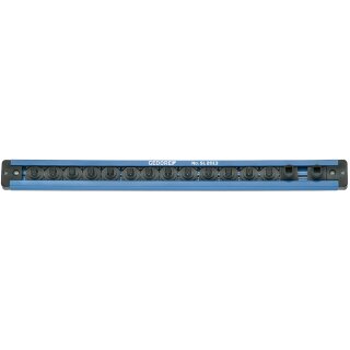 Gedore Steckleiste 1/4" magnetisch, 380 mm, 13 Steckplätze