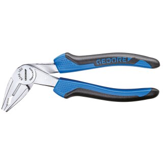 Gedore Gewinkelte Kombinationszange 160 mm, 2-K-Griff
