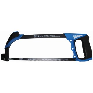 BGS technic Aluminium-Sägebogen | inkl. HSS-Sägeblatt | 300 mm
