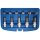 BGS technic Bit-Einsatz-Satz | Antrieb Innenvierkant 12,5 mm (1/2") | Innensechskant 7/32" - 13/16" | Zollgrößen | 11-tlg.