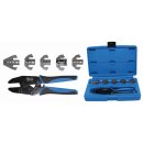 BGS technic Crimpzangen-Satz mit 5 Paar Backen
