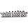 BGS technic Gelenk-Steckschlüssel-Satz | Antrieb Innenvierkant  6,3 mm (1/4") | SW 5 - 13 mm | 10-tlg.