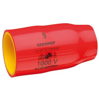 Gedore VDE-Steckschlüsseleinsatz 3/8" 6-kant 8 mm