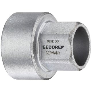 Gedore Steckschlüsseleinsatz 1/2" kurz, 22 mm
