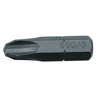 Gedore Schraubendreherbit 1/4", Vorteilspack 10-tlg, Kreuzschlitz PH 2 L