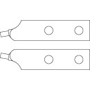Gedore Ersatzspitzen-Paar, gewinkelt, d 3,2 mm