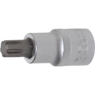 BGS technic Bit-Einsatz | Antrieb Innenvierkant 12,5 mm (1/2") | Keil-Profil (für Ribe) M10,3
