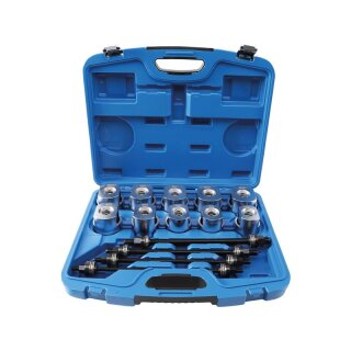 BGS technic Zug- und Druckhülsen-Satz | mit 4 Spindeln | 24-tlg.