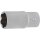BGS technic Steckschlüssel-Einsatz Super Lock, tief | Antrieb Innenvierkant 12,5 mm (1/2") | SW 27 mm
