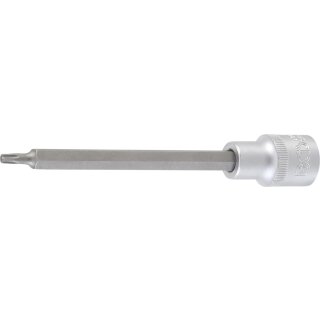 BGS technic Bit-Einsatz | Länge 140 mm | Antrieb Innenvierkant 12,5 mm (1/2") | T-Profil (für Torx) T25