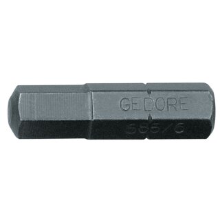 Gedore Schraubendreherbit 1/4", Vorteilspack 10-tlg, Innen-6-kant 3 mm