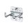 Gedore Werkzeughaken doppelt, senkrechtes Hakenende 50x6 mm