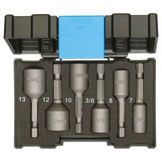 Gedore Bit-Box Steckschlüssel Maschinenaufnahme 6tlg