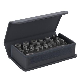 Gedore Bit-Steckschlüssel-Satz mit Knarre 1/4" in Textiltasche 35-tlg