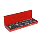 Gedore red Steckschl.Satz 1/4+1/2 49tlg