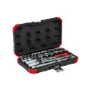 Gedore red Steckschl.Satz 3/8 SW6-24mm 26tlg
