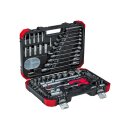 Gedore red Steckschl.Satz 1/4+1/2 92tlg