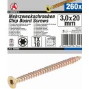 Kraftmann Mehrzweckschrauben | T-Profil (für Torx)...