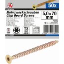 Kraftmann Mehrzweckschrauben | T-Profil (für Torx)...