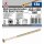 Kraftmann Mehrzweckschrauben | T-Profil (für Torx) T30 | 6,0 x 120 mm | 18 Stück