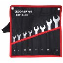 Gedore red Doppelmaulschl.Satz kurz SW6-22mm 8tlg