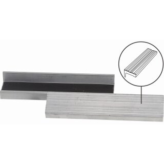 BGS technic Schraubstock-Schutzbacken | Aluminium | Breite 125 mm | 2-tlg.