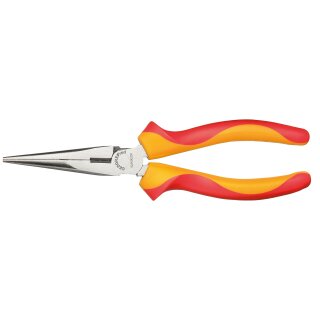 Gedore red VDE-Flachrundzange L.200mm 2K-Griff