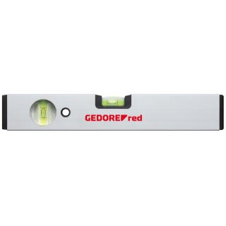 Gedore red Wasserwaage L.300mm 2xLibelle magn.Alu.