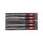 Gedore red Feilensatz 3kt+4kt+Flach+Rund+Halb 5tlg
