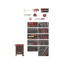 Gedore red Wkz.Satz i.Wks.Wagen MECHANIC rot 166tlg