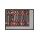 Gedore red Wkz.Satz Schr.Dr.+Feilen CT-Modul 26tlg