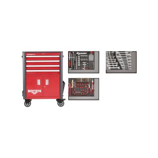 Gedore red Wkz.Satz i.Wks.Wagen WINGMAN rot 129tlg