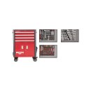 Gedore red Wkz.Satz i.Wks.Wagen WINGMAN rot 129tlg