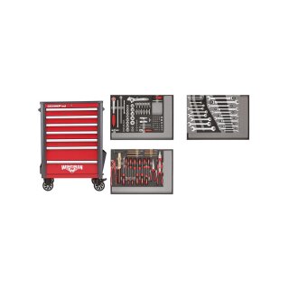 Gedore red Wkz.Satz i.Wks.Wagen WINGMAN rot 129tlg